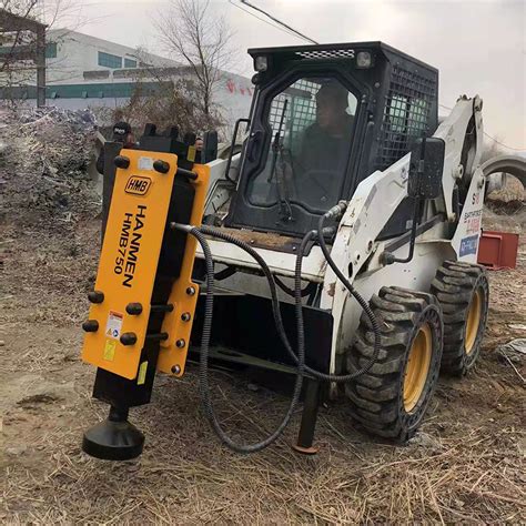 hydraulic post driver for a skid steer|best skid steer post driver.